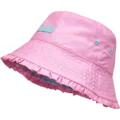 Playshoes Wende-Sonnenhut "Batik" in Rosa/ Hellblau - 51 cm