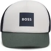 BOSS Kids Cap aus Baumwoll-Twill mit Mesh-Einsatz hinten Grösse 42