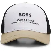 BOSS Kids Cap aus Baumwolle und Mesh mit Logo Grösse 58