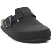Grünland Damen Holzschuhe Pantoletten in Schwarz für den Sommer, Modell CB0802NERO