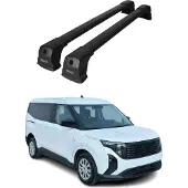 Omtec 2023-2025 Ford Transit Courier/Tourneo Courier Dachträger Gepäkträger Schwarz 2x