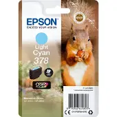 Epson Squirrel 378 Eichhörnchen Claria Photo HD Single Light Cyan Tinte, Standardertrag, Cyan, Tinte auf Pigmentbasis, 4,8 ml, 1 Stück(e), Einzelpackung