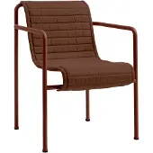 HAY Gartenkissen Quilted Cushion For Palissade Dining Armchair Iron Red