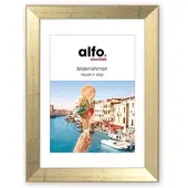 Alfo. Nina 10x15 cm gold, Holzrahmen