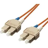 Equip SC/SC 62.5/125m 1.0m 1m SC Orange Glasfaserkabel SC/S Optical Fiber Patch Cord OM1 (253321)