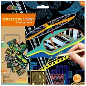 Avenir Toy Scratch Set Boys Transport