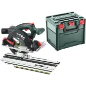 Metabo KS 18 LTX 57 BL Akku Handkreissäge 18 V 57 mm + KFS 44 Kappschiene 440 mm ( 691223000 ) + Metabox - ohne Akku, ohne Ladegerät