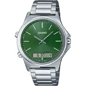 Casio Herrenuhr COLLECTION Silber Grün (Ø 41,5 mm)