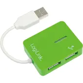 Logilink USB 2.0 4-Port Hub, Grün, Windows 98SE/ME/200/XP/Vista/2003/7
