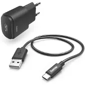 Hama 00210582, Drinnen, AC, 5 V, 2,4 A, 1 m, Schwarz
