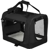 OEM Klappbare Tierbank, schwarz, mit Kissen, stabil & sicher