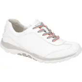 Gabor ROLLINGSOFT Damenschuhe - sportliche Schnür- Halbschuhe weiß Freizeit NEU