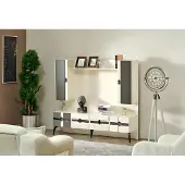 AEA Wohnzimmer Holz Möbel Wand Wohnwand Schrankwand Luxus Design
