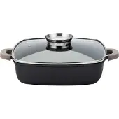 Nava Bratentopf Schmortopf Kochtopf mit Granitbeschichtung FUNTZIO quadratisch 28 cm 4,7l
