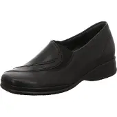 Semler Damen Slipper Sportlich Bequem schwarz