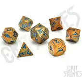 GlassStaff CritStones Metal Würfel Set Sundered Spells (7)