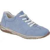 Gabor 66.385 Damenschuhe - bequeme Schnür- Halbschuhe blau Freizeit NEU