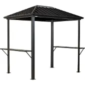 Sojag Dakota 68 Aluminium Grillpavillon mit Seitenablagen 2x2,5 m