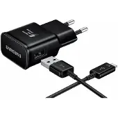 Samsung EP-TA200EBE USB Adapter + USB-C kabel Schwarz BULK