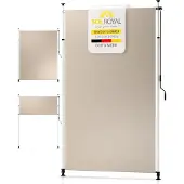 Sol Royal Klemmmarkise Senkrechtmarkise Außen SolVision KM5, 200x310cm, Beige