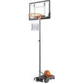 Famanu Basketballkorb PRO - Verstellbare Höhe - Für den Außenbereich