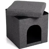 OEM Graue multifunktionale Hundekatzenbox 37x37x38 cm