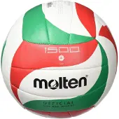 Molten - Kunstleder Volleyball PP166 (4) (Rot/Weiß/Grün)