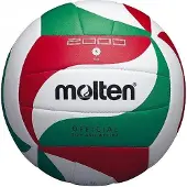 Molten - Volleyball PP2552 (5) (Weiß/Rot/Grün)