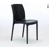 GRAND SOLEIL Stühle Küchenstuhl Esstischstuhl Esszimmerstuhl Boheme - Schwarz