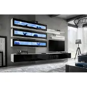 Xl Moebel Gmbh Weiß Luxus Wohnzimmer Wohnwand Möbel 3x Wandschrank TV-Ständer