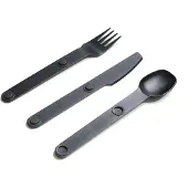 Full Windsor Magware MAG-SS-BLK Charcoal Black, Outdoor Besteck