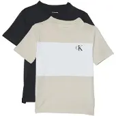 Calvin Klein Jeans T-Shirt-Set LVCKSJA46B Bunt Regular Fit