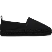 Calvin Klein Espadrilles Oblique Espadrille Canvas HW0HW02931 Schwarz 38