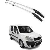 Omtec Dachreling 2520933 Fahrzeugdach beidseitig für FIAT Doblo Cargo (223) Aluminium