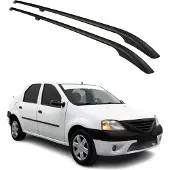 Omtec Dachreling Dachgepäckträger für Dacia Logan MCV Kombi 2006-2013 Alu Schwarz