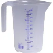Hünersdorff Messkanne 1000 ml Polypropylen transparent D117xH165mm Griff offen