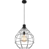 Globo Lighting Hängeleuchte Metall schwarz, 1x E27