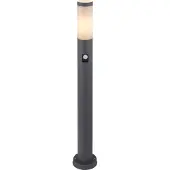 Globo Lighting Außenleuchte Edelstahl anthrazit, 1x E27