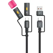4smarts 4in1 USB-C Kabelset Explorer 60W 1m