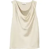 Comma Schweres Satin-Wasserfall-Top