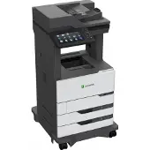 Lexmark MX822ade, Laser, Monodruck, 1200 x 1200 DPI, A4, Direktdruck, Schwarz, Weiß