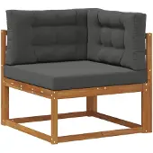 vidaXL Outdoor Ecksofa Natur