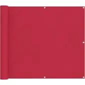 vidaXL Balkonsichtschutz Bordeauxrot 100 x 1000 cm Oxford-Stoff