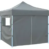 vidaXL Party-Zelt Anthrazit 291 x 291 x 315 cm Oxford-Stoff