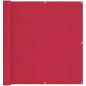 vidaXL Balkonsichtschutz Bordeauxrot 110 x 1000 cm Oxford-Stoff