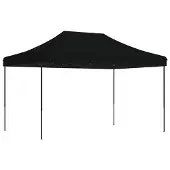 Syfax Party-Zelt Schwarz 292 x 440 x 315 cm Oxford-Stoff