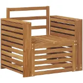 Syfax Outdoor-Sofa Massivholz Akazie Natur