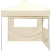 vidaXL Party-Zelt 291 x 291 x 315 cm Creme Oxford-Stoff