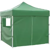 vidaXL Party-Zelt Grün 291 x 291 x 315 cm Oxford-Stoff