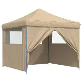 Syfax Party-Zelt Beige 292 x 292 x 315 cm Oxford-Stoff